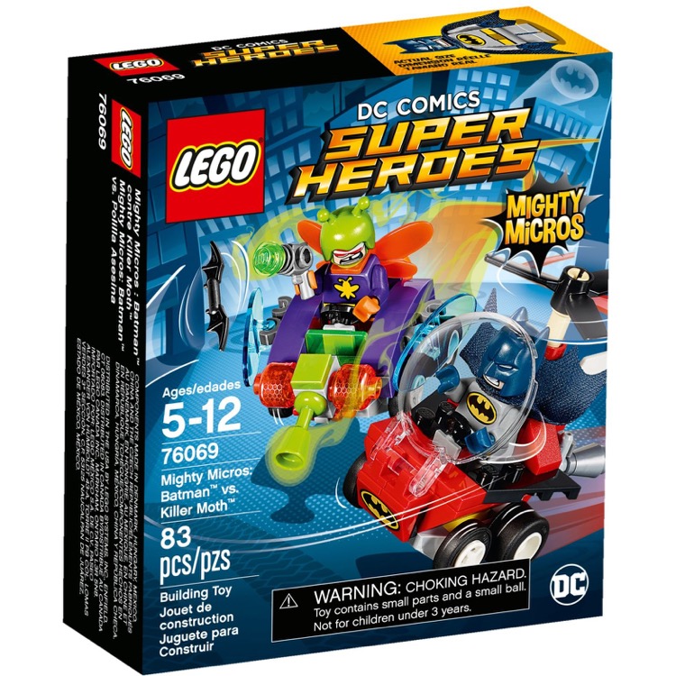 LEGO<sup>&reg;</sup> Super Heroes Sets: DC Comics 76069 Mighty Micros: Batman&trade; vs. Killer Moth NEW (SOLD OUT)